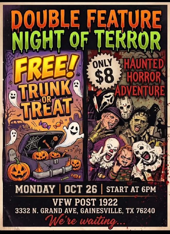 Double Feature Night of Terror