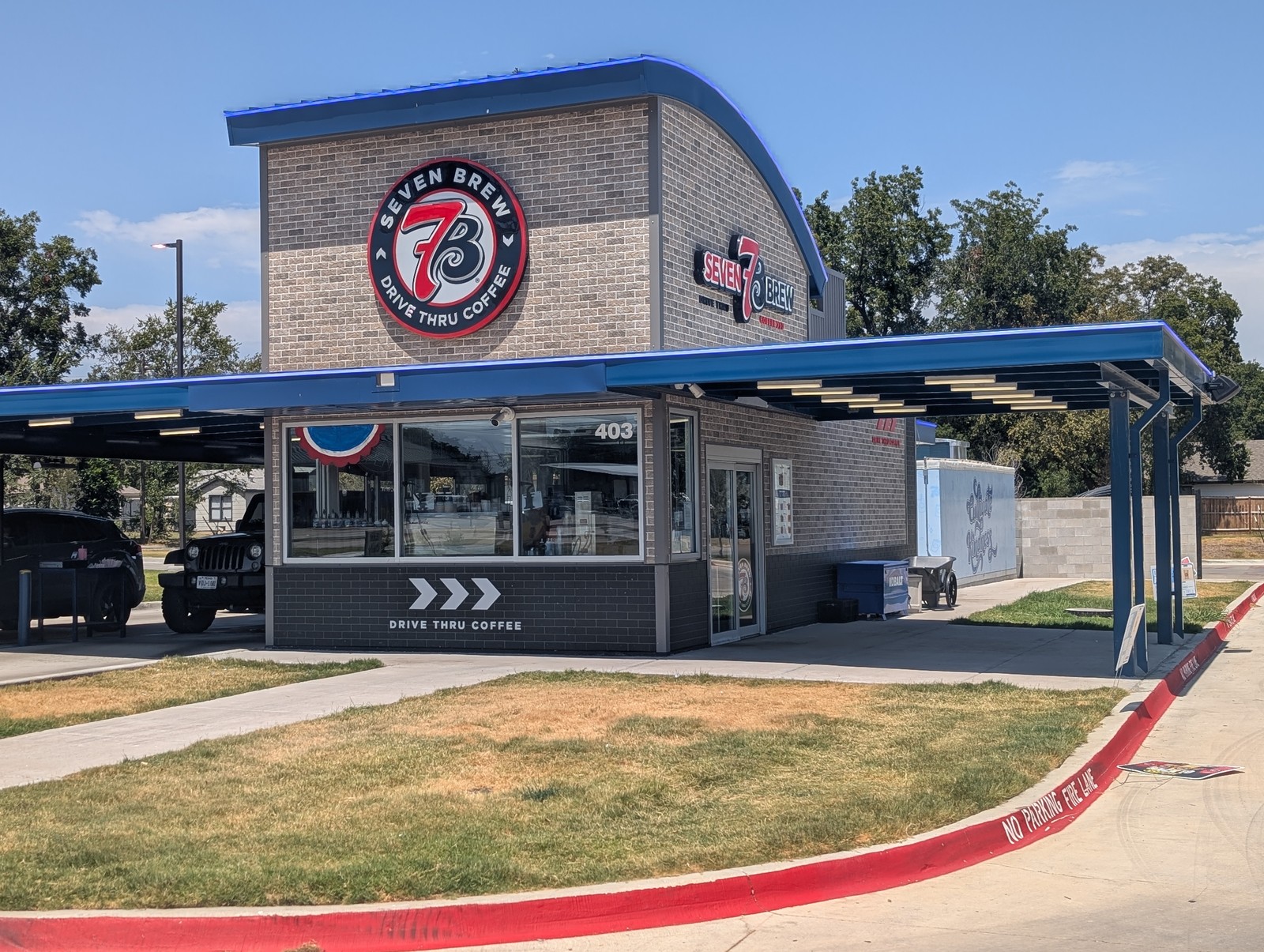 7 Brew Coffee at 403 W Highway 82.