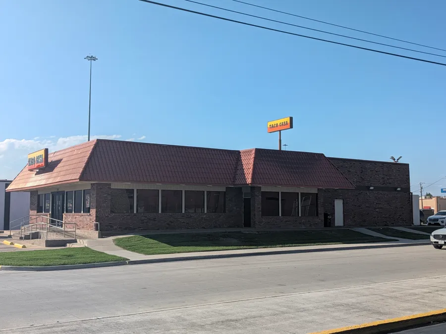 Taco Casa's red-roofed brick building at 701 W. California St.