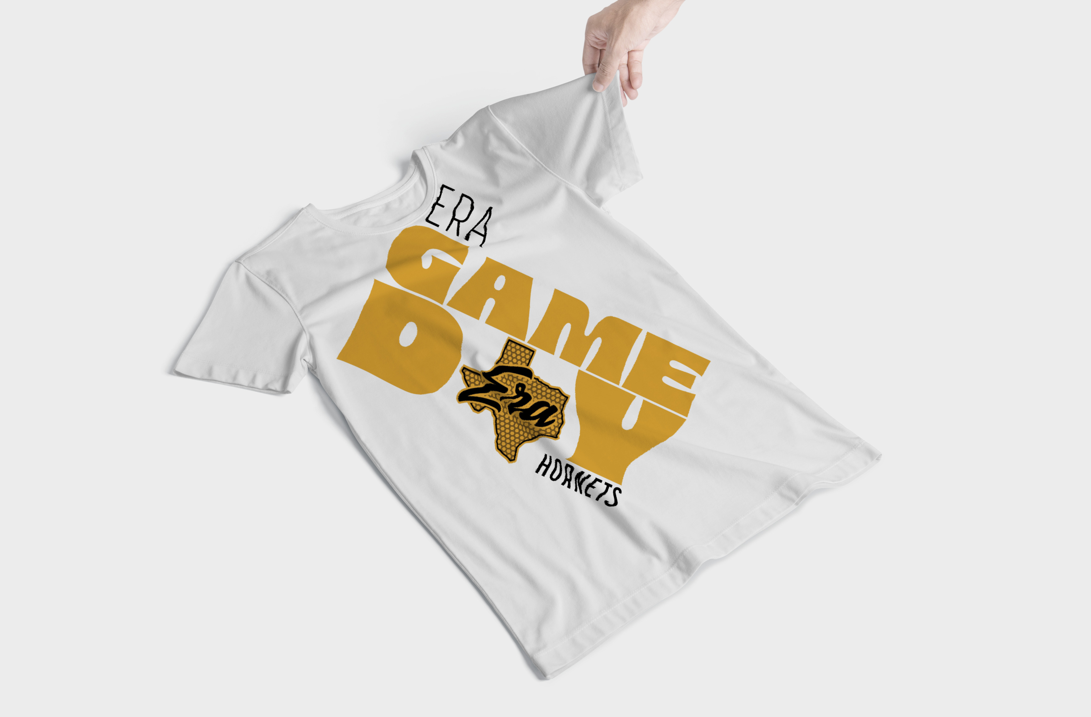 Era Hornets Game Day t-shirt chest print mockup