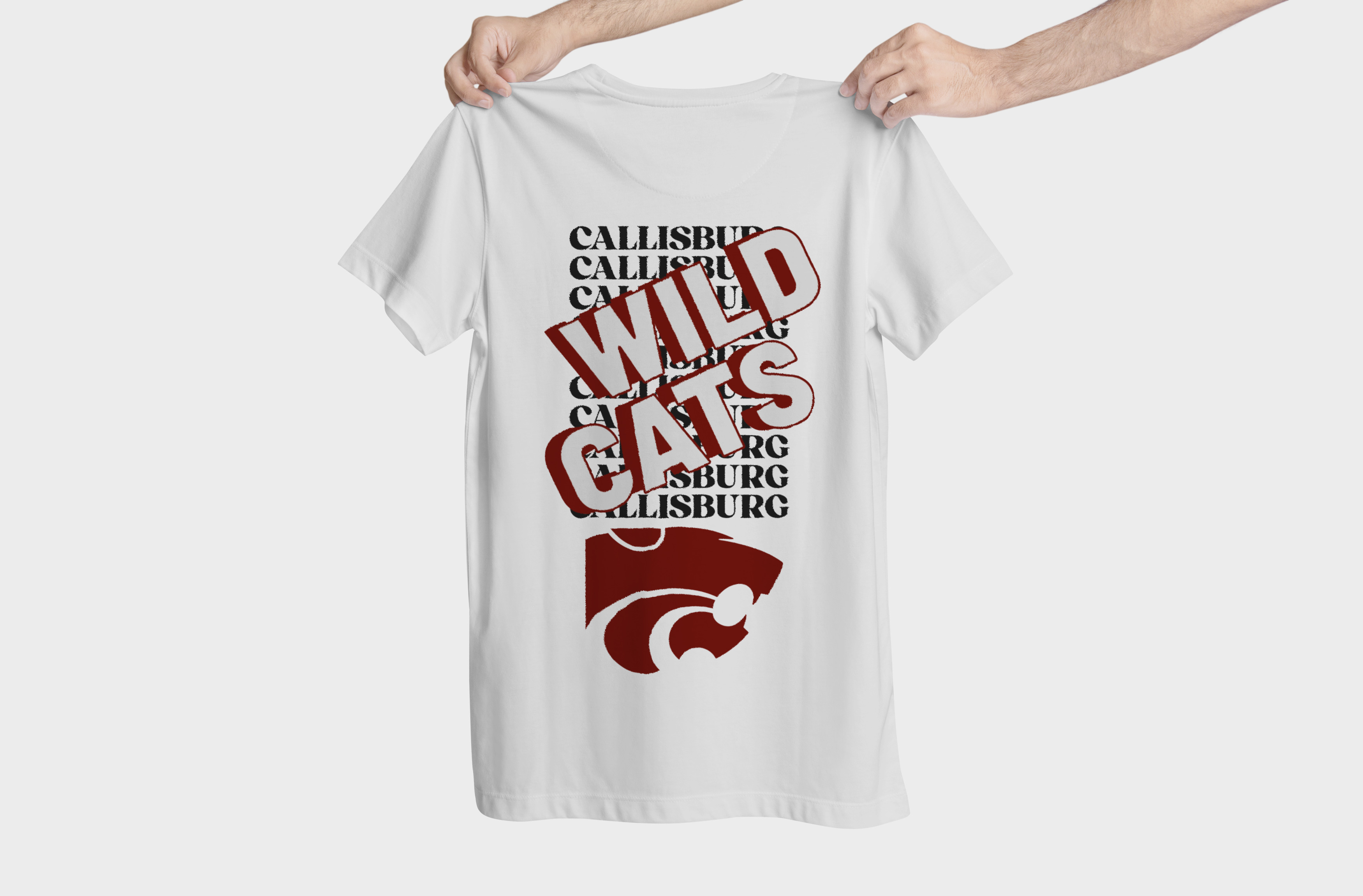 Callisburg Wildcats Monumental t-shirt chest print mockup